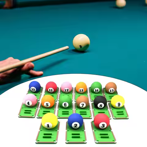 15 Pieces Billiard Stroke Trainer Billiards Training Tool Billiards Cue Accessories Cue Stick Traini