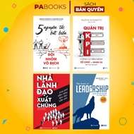 Combo of 4 Books 5 Immutable Principles for Building Champion Teams, KPI Management, Outstanding Lea