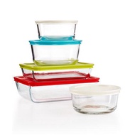Pyrex Glass Storage Container 10 pc