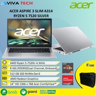 Good Quality| Laptop Acer Aspire 5 Slim A515 Ryzen 5 5500 8/512 Vega7