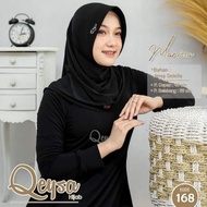 TERUJI Hijab Qeysa Marisa Sport Black / Hijab Sport Qeysa Original