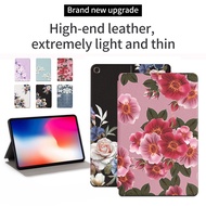 [Ready Stock] For Samsung Galaxy Tab A 10.1 (2019) SM-T515 SM-T510 10.1-inch Fashion Tablet Protective Case Blooming Beautiful Flowers Flip Stand Cover