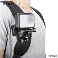 Vamson for Go Pro 9 8 Accessories 360 Degree Rotation Clip for GoPro Hero 9 8 7 6 5 4 3+ for yi 4K for SJCAM for SJ4000 VP512