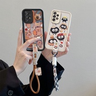 Suitable for samsung GalaxyA53 Phone Case Kapibara Men Women samsung a53 Protective Case Leather Gra