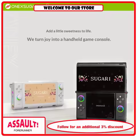OneXPLAYER ONEXSUGAR Sugar1 Original China Transform Dual OLED Android Handheld Snapdragon G3 Gen3 6