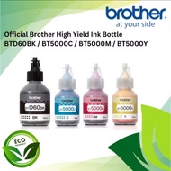 BROTHER Ink BTD60BK / BT5000 CMY / 60 5000 High Yield Bottle Ink