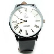 Mortima Casual Men Strap Watch Water Resistant 5atm - White / Black