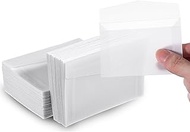100Pcs Glassine Envelopes, 3.9×2.7 Inches Mini Lotto Ticket Holders, Transparent Glassine Bags, Smal