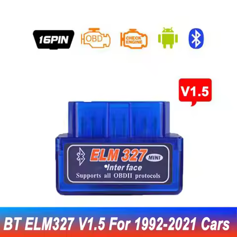 V2.1 OBD2 / OBDII Super MINI ELM327 Bluetooth ELM 327 Version 2.1 Error Coder Android Torque Car Cod