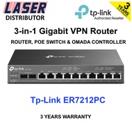 Tp-Link  Omada 3-in-1 Gigabit VPN Router (ER7212PC)
