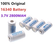 {NEW}Original 3.7V 2800mAh Lithium Li-ion 16340 Battery CR123A Rechargeable Batteries 3.7V CR123 for