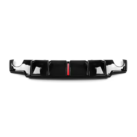 For Lexus IS250 IS350 2006-13 Sedan 4-Door Rear Bumper Diffuser Lip Spoiler Splitter Gloss Black Tai