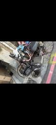 電動自行車不用牌照。拔充二手鋰電池48V10A充電器14吋高速胎後輪剛換.升級機車座跟一鍵開機免鎖匙暗鎖。48V夠快。有