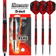 HARROWS STEEL TIP DARTS - 22G/23G/24G Fire Inferno 90% TUNGSTEN DART SET