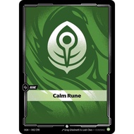 Riftbound Card Code OGN-042/298 - Calm Rune - Rune - Common