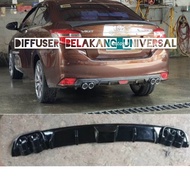 rear bemper spoiler belakang diffuser mobil universal