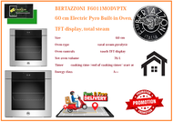 BERTAZZONI F6011MODVPTX 60 cm Electric Pyro Built-in Oven, TFT display, total steam / FREE EXPRESS DELIVERY