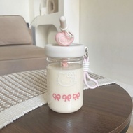 Mocorie - Usagiri Coquette Ribbon Plastic Tumbler Hello Kitty Pink Ribbon Plastic Tumbler Hello Kitt