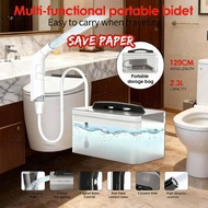 【hot selling】2.3L Portable Rechargeable Bidet Sprayer Portable Outdoor Shower Camping Shower USB Han