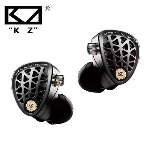 KZ Phantom HIFI In-Ear Gaming Earphone 4-Speed Custom Tuning Switch DSP Game Sound Card For PC