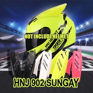 Authentic HNJ 902 Helmet Sungay and Spoiler helmet accessories