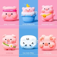 Pink Pig Airpods Case Cute Airpods Pro 2 Case Piggy Airpods Gen 2 Case Silicone Airpods 3 Airpods 2 Case Portable Airpods Pro Casingk
