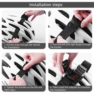 【Worth-Buy】 Bike Camera Helmet Mount Strap Attachment With Bracket Adapter Base For Hero 11 10 9 8 For One R For Action 2 3