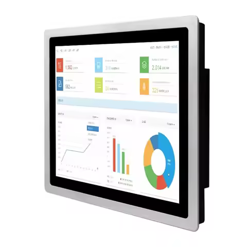 Industrial Capacitive Touchscreen Monitor 10/12/15/17 Inch HDMI Touch USB IP65 Waterproof Front Lcd 