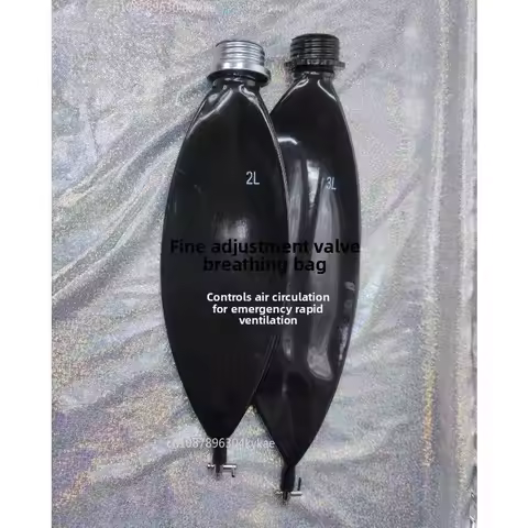 Fine-tune Valve Breathing Bag, Breath Control Latex Latex Gas Mask Accessories
