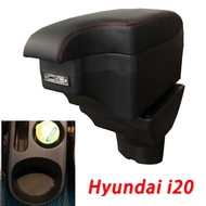 Hyundai i20 car armrest box with integrated 6 USB ports CODE SUSB-i20 - DISABLED FORM - PREMIUM TYPE