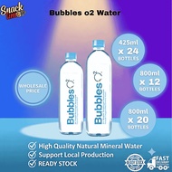 Bubbles o2 Mineral Water 425ml & 800ml (Ready Stock)
