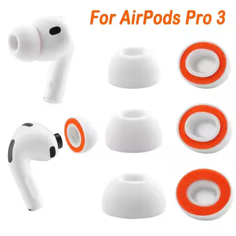 S/M/L Memory Foam Replacement Eartips For Apple AirPods Pro 3 Soft Sponge Earpads Cap Ear Tips for A