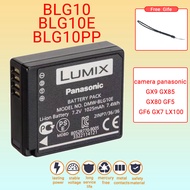 Panasonic Lumix BLG10 BLG10E BLG10PP แบตเตอรี่สำหรับกล้อง Panasonic GX9 GX85 GX80 GF5 GF6 GX7แบตเตอร