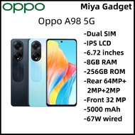 [Malaysia Set] Oppo A98 5G - 8GB RAM + 256GB ROM 6.72 inch 64MP Dual Camera - New With 1 Year Warranty By Oppo Malaysia