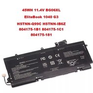 HP BG06XL 11.4V 45WH EliteBook 1040 G3 HSTNN-Q99C HSTNN-IB6Z 804175-1B1 804175-1C1 804175-181 Laptop