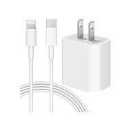 iPhone Charger 20W PD Fast Charging [MFi/PSE Certified] Type C Smart with USB-C USB C - Lightning Cable 2m