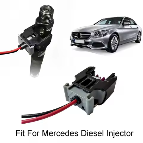 4Pcs 2-Pin Fit For Delphi Diesel Injector Connector Plugs For Mercedes Benz C-Class E-Class Sprinter
