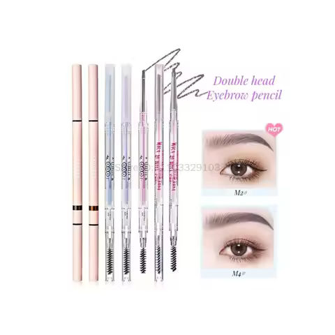 FLORTTE Dual-Ended Extra Fine Eyebrow Pencil Mood Institute Eyebrow Pencil Pink Flower Blossom Bloss