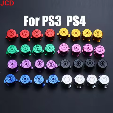 JCD 1set For PS3 PS4 Metal Button Game Handle Direction Key Repair Accessories Metal Direction Key E
