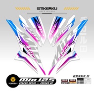 Striping MIO 125 MOTIF 40 / STICKER MIO M3 / Z / 125 / SOLARIZ STICKERS / STICKER / STIPING / STOCK 