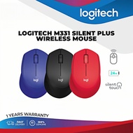 LOGITECH M331 SILENT PLUS WIRELESS OPTICAL COMPACT MOUSE 1000 DPI | 3 BUTTONS | USB Nano Receiver
