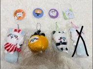 日版Chiikawa-2023萬聖節糖果飛鼠小桃 momonga南瓜飛鼠來來熊貓中華飯店大尾巴桃心飛鼠