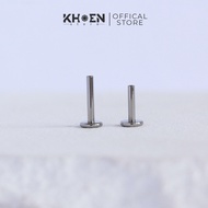 Titanium F136 screw body - Eyelets store