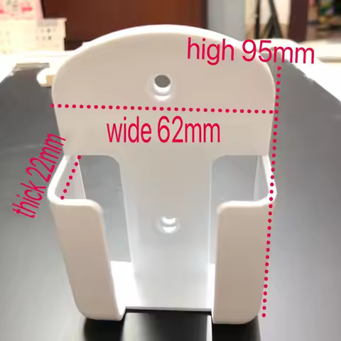 New Conditioner TV DVD Projector Air Wall Mount Remote Control Holder Wall Mounted 62mm*22mm (1.81in