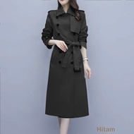 new jaket jubah wanita panjang jubah blezer musim dingin fashionable