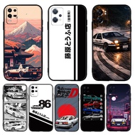 for Realme 3 5 6 7 8 Pro 5i 5s Q 6i 7i cartoon Anime Initial D CarsTPU soft silicone phone case 5Y23
