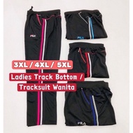 Plus Size Tracksuit Wanita/ Ladies Track Bottom /Seluar Sukan Perempuan/ Seluar Tracksuit Perempuan