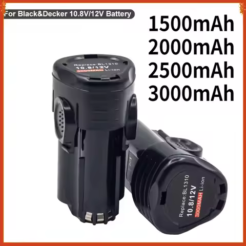 2000mAh/3000mah 10.8V/12V Battery For Black&Decker BL1110 BL1310 BL1510 LB12 LBX12 EGBL108 Power Too