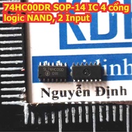 10pcs 74HC00DR 74HC00 SL74HC00D HC00 SOP-14 IC 4 logic ports NAND 2 Input kde2088