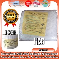 Caustic Soda Clogged Toilet Drain Cleaner 1kg 0.5kg Anti-Clog Toilet Powder Magic Medicine Closed To